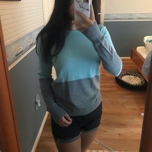 Colorblocked sweater